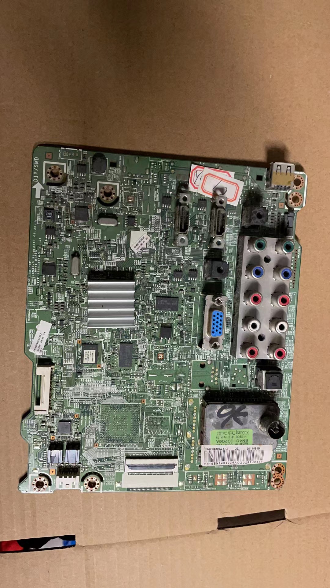 拆机液晶三星 PS43D450A2 主板 BN41-01590B 配屏S43AX-YB01