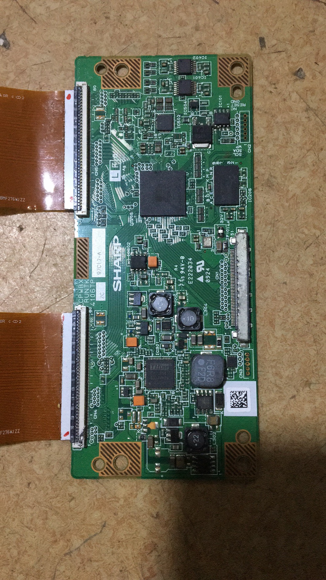 夏普LCD-40Z660A/40E66A逻辑板 4106TP ZC/ZH RUNTK CPWBX LK4003