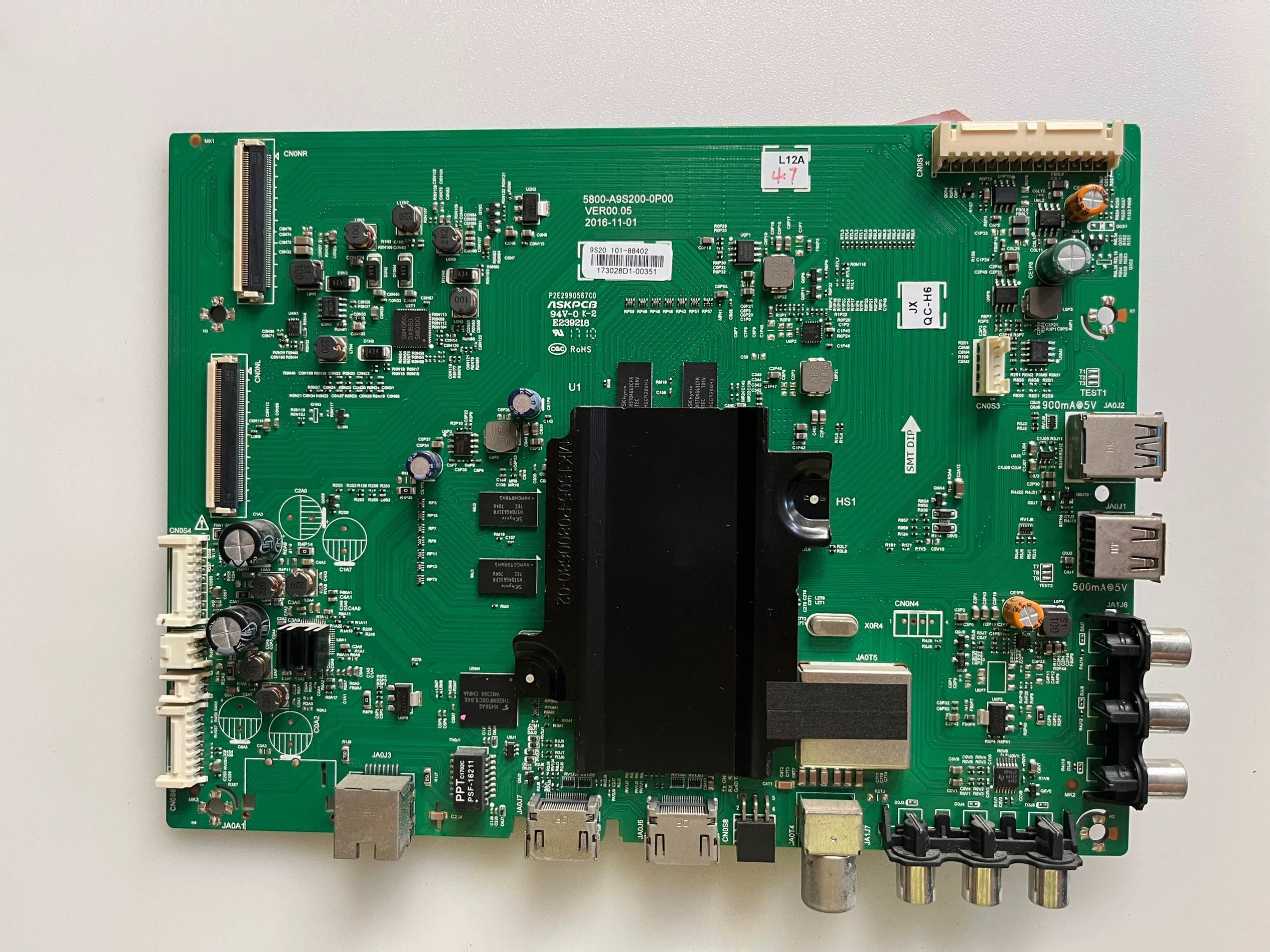 原装松下 TH-55DX680C主板 5800-A9S200-0P00屏RDL550WY(LD0-307)