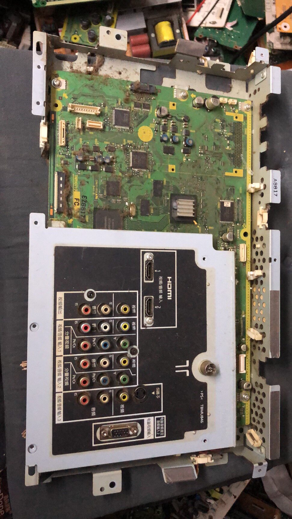 松下TH-42PV80C TH-42PV8C 主板TNPH0713 FC CC 配MC106H23TC11