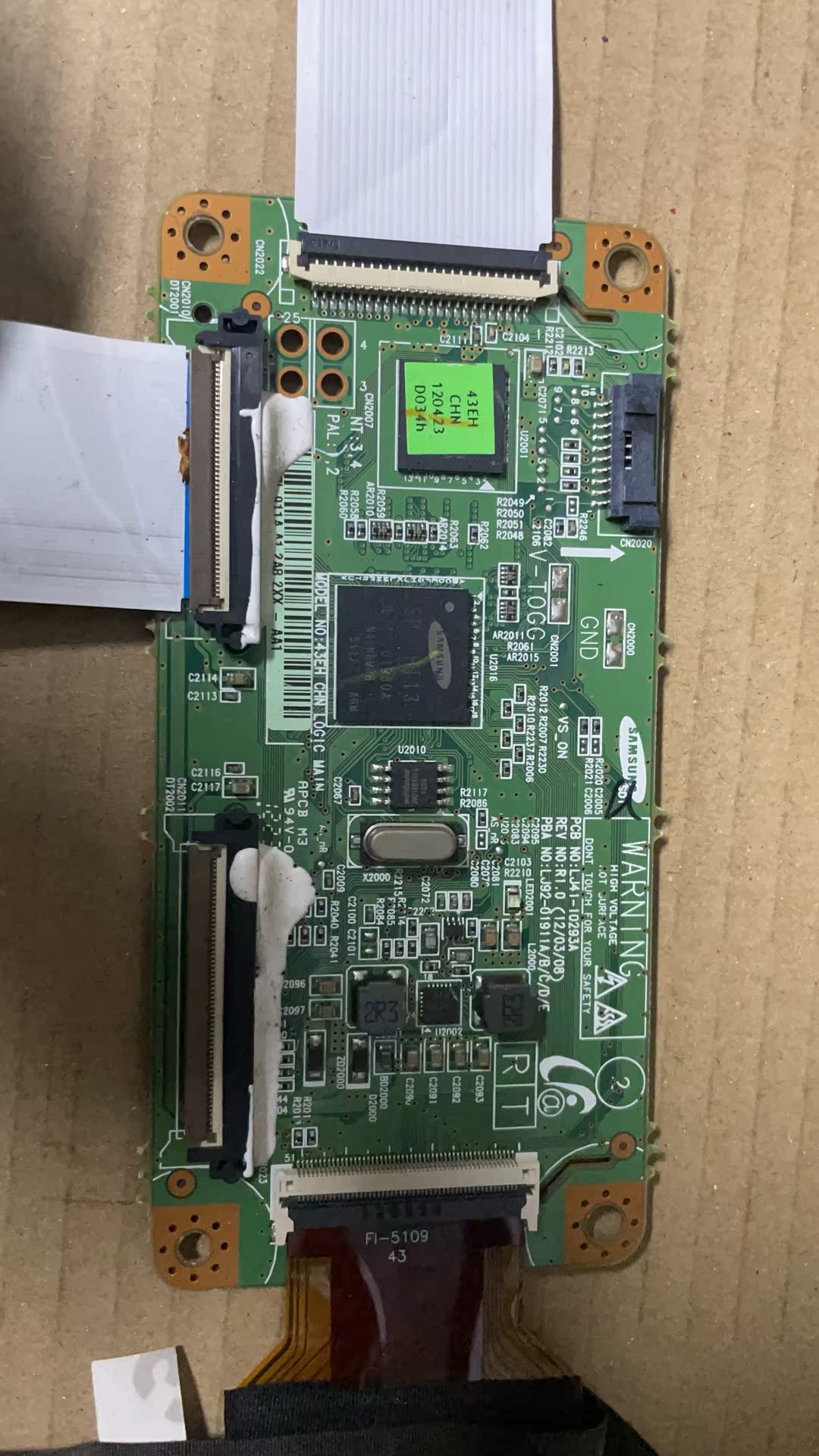 三星等离子S43AX-YB01屏逻辑板LJ41-10133A/10293A LJ92-01849A