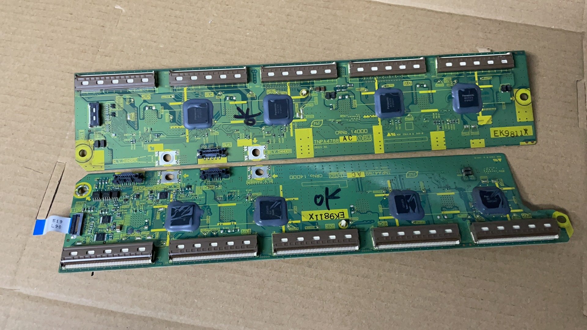 松下TH-P50S10C P50G11C P50G10C缓冲板TNPA4789 TNPA4788一套