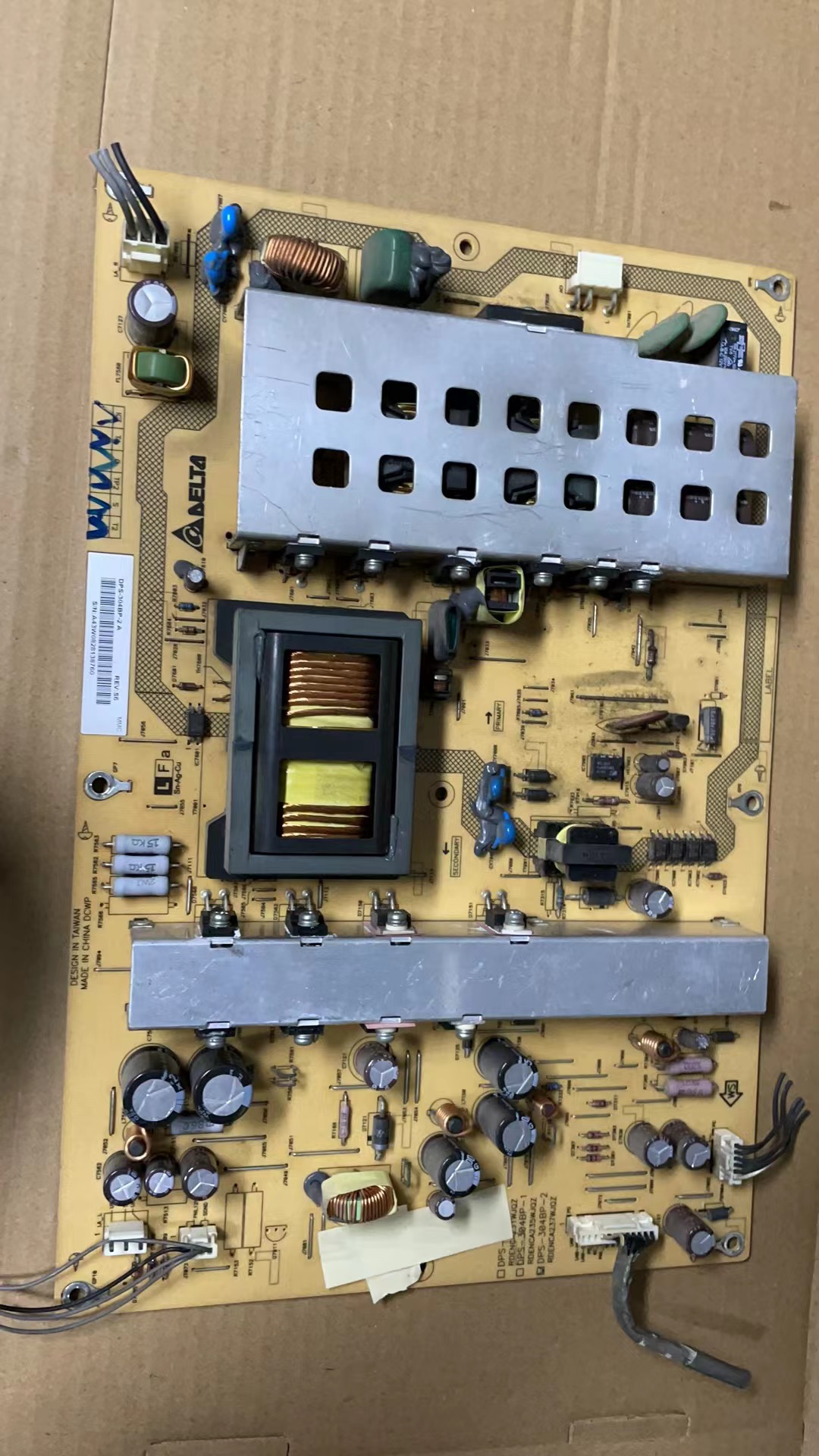 夏普LCD-42/46/52GX3 46A63电源板RDENCA237WJQZ DPS-304BP-2