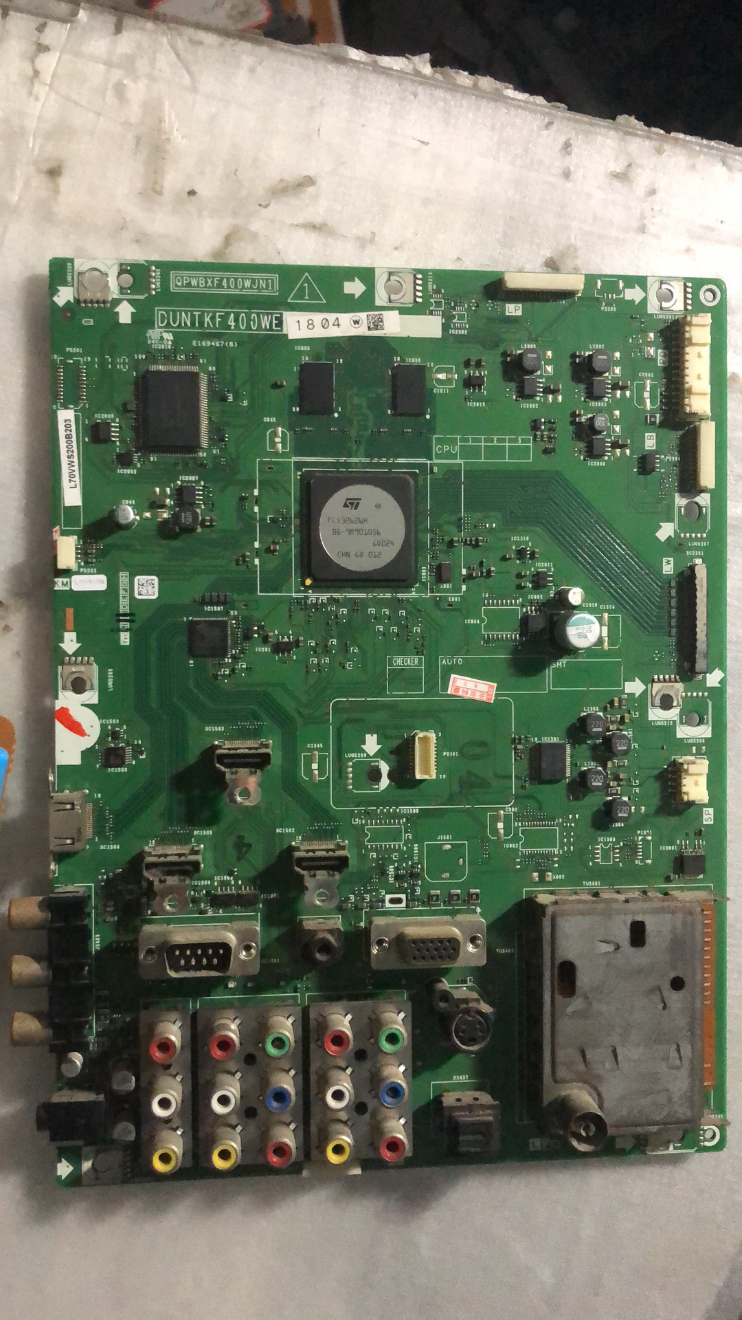 原装夏普 60E77A/Z77A 主板 QPWBXF400WJN2 DUNTKF400WE 屏LK600D