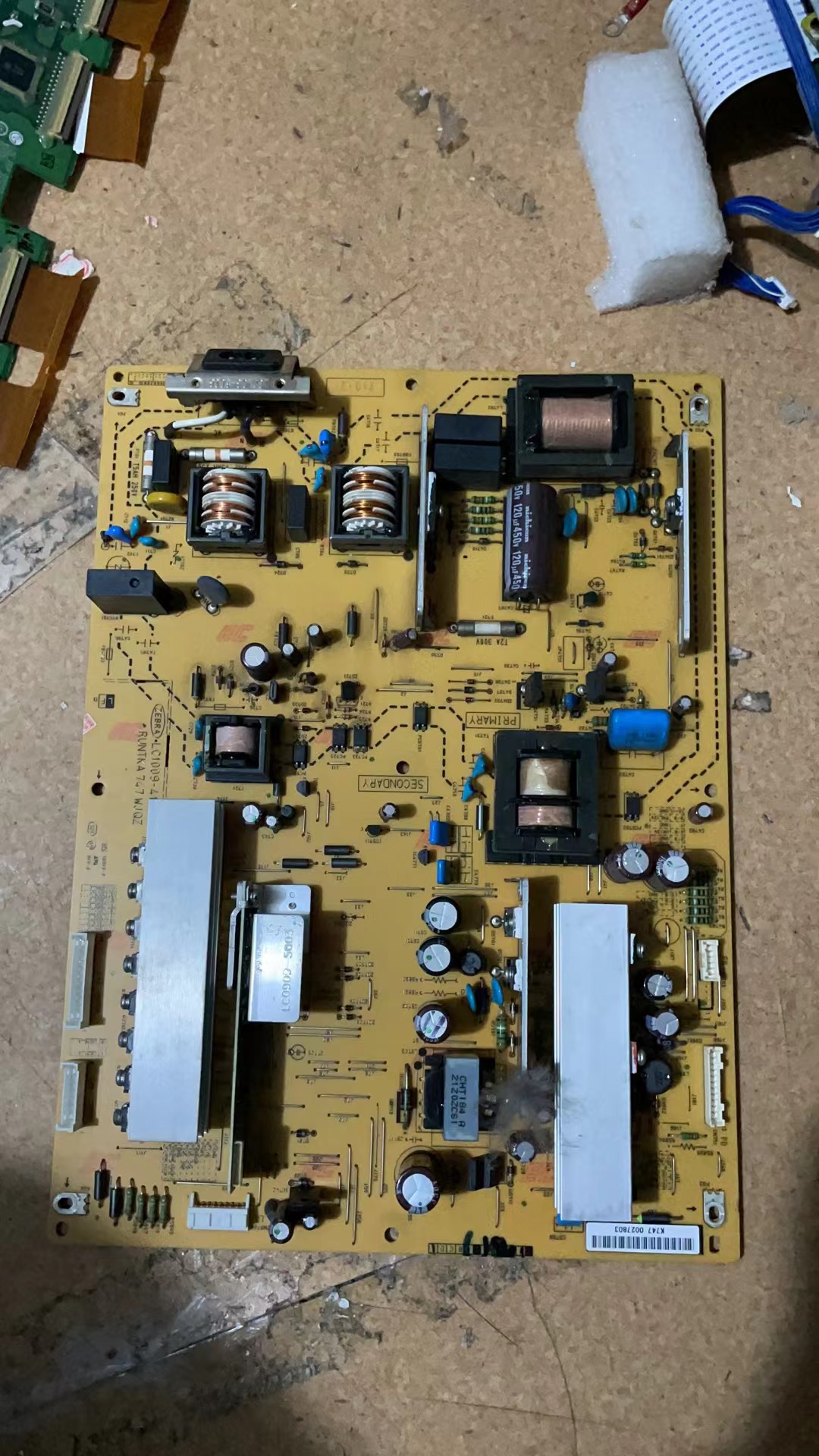 原装夏普LCD-46LX920A 52LX925A电源板RUNTKA747WJQZ LC1009-4101
