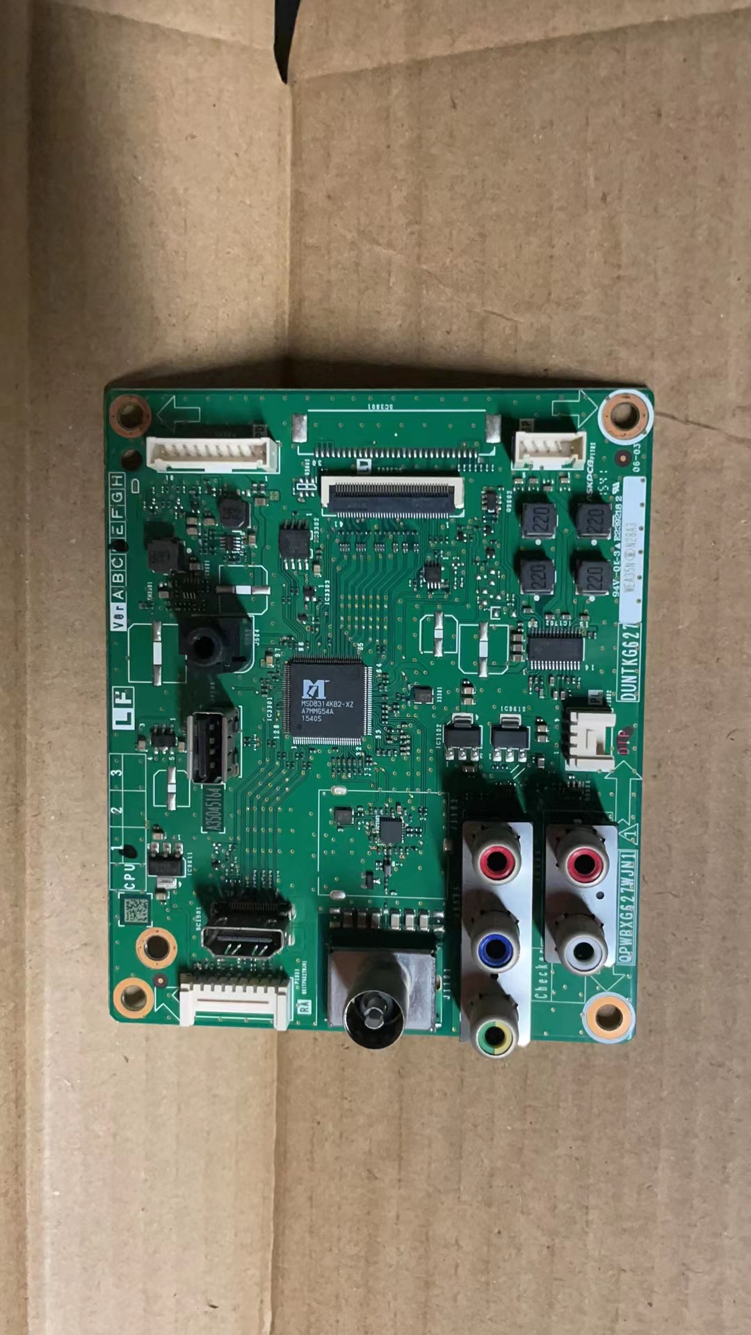 QPWBXG627WJN1夏普LCD-40M3A/LCD-32M3A主板DUTKG627