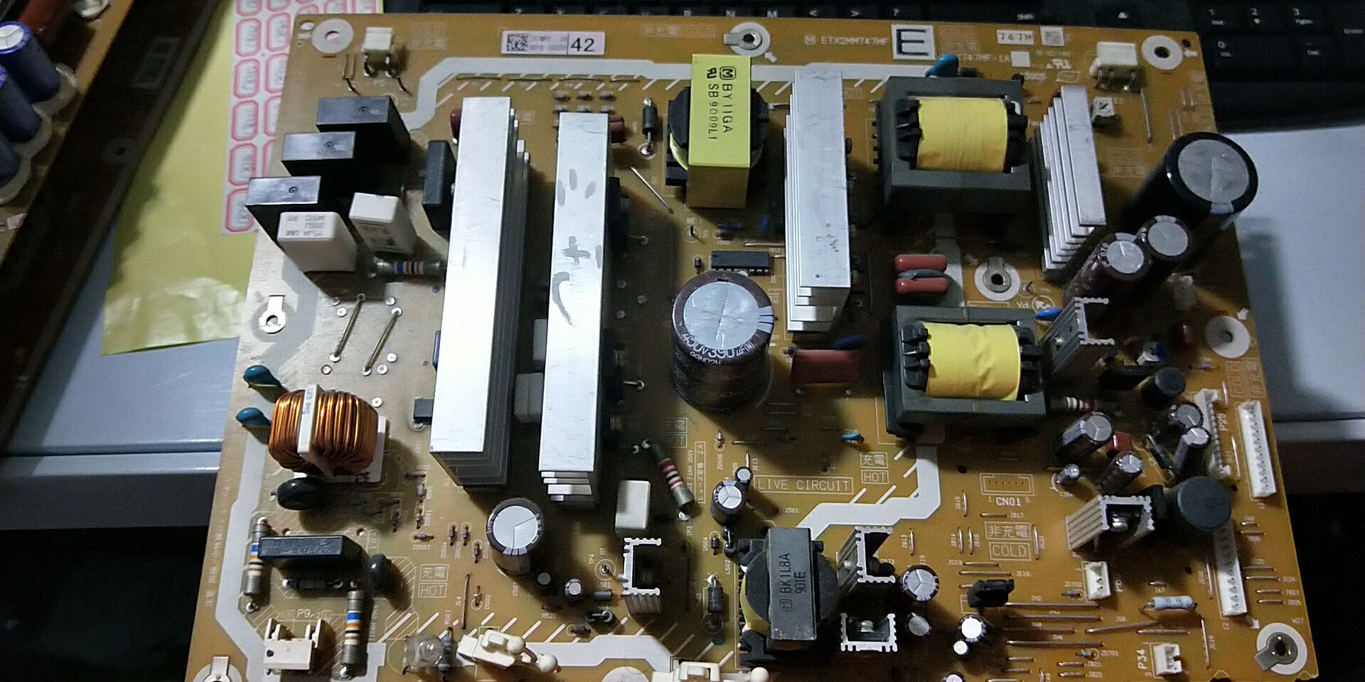 TH-P42S10C TH-P50S10C 46S10C ETX2MM747MF电源板NPX747MF-1a