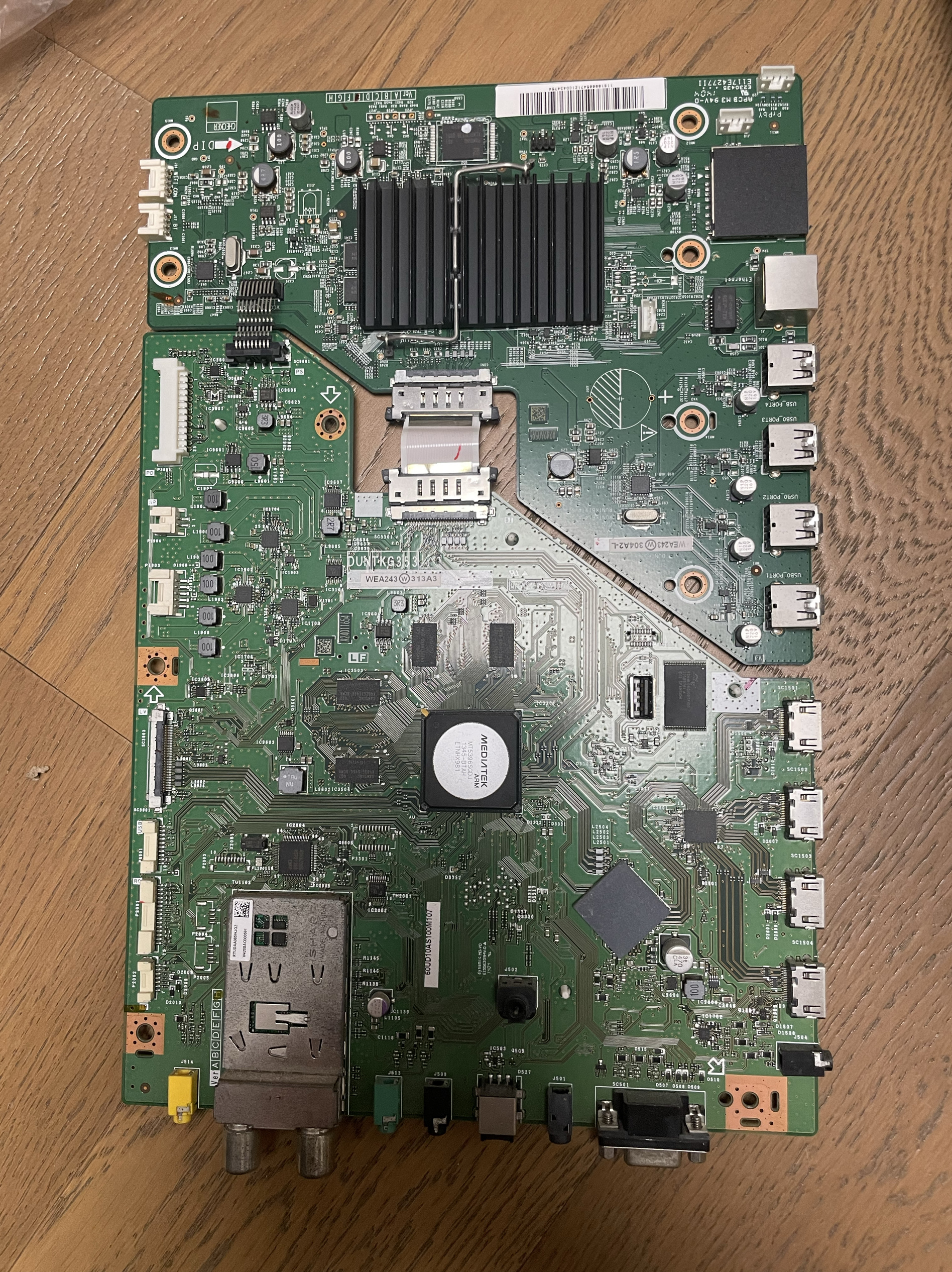 夏普 LCD-60UD10A主板QPWDXG353WJZZ DUNTKG353屏MA698-0一套280