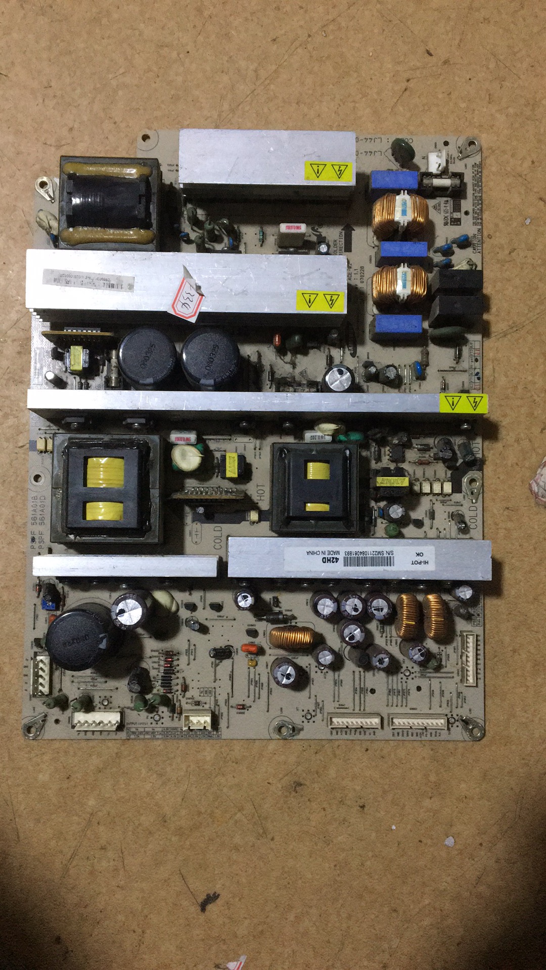 海信TPW4233A 长虹PT42600电源板LJ44-00133A PSPF561A01A现货