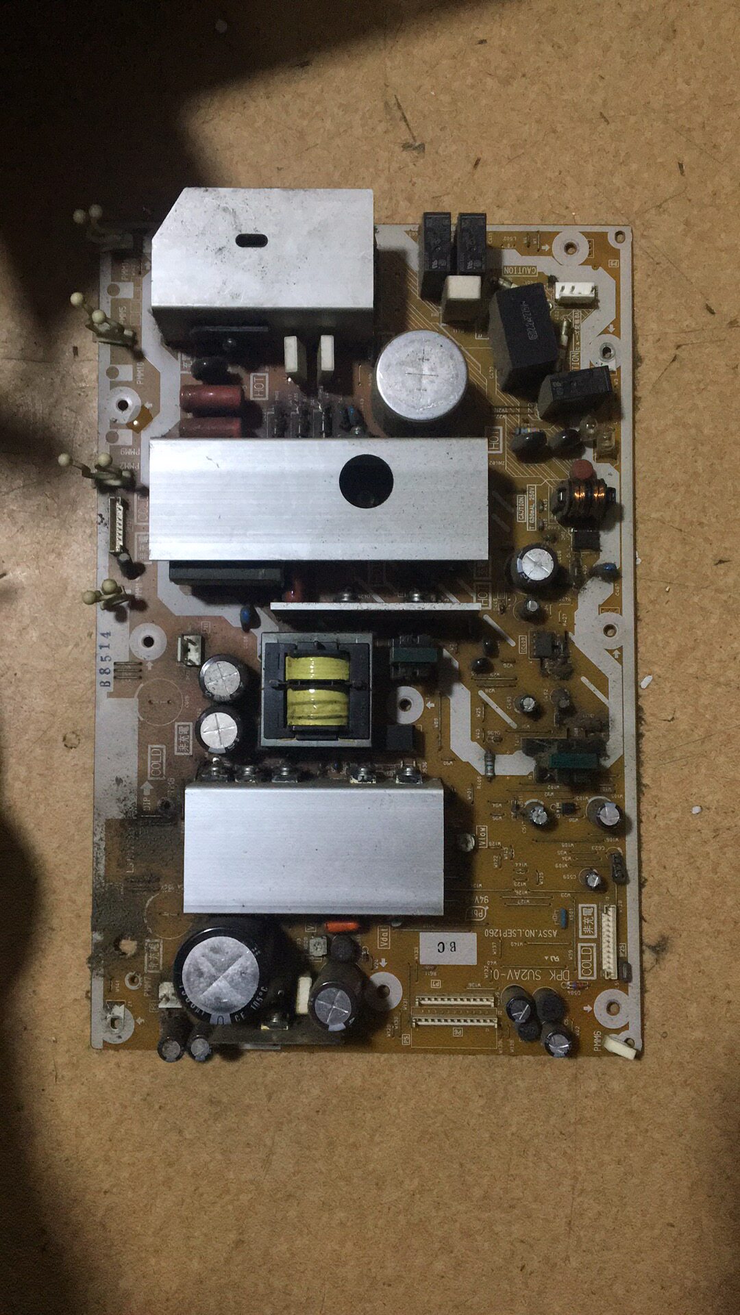 松下TH-42PV80C 电源板ASSY.NO.LSEP1260 LSJB1260-1 现货