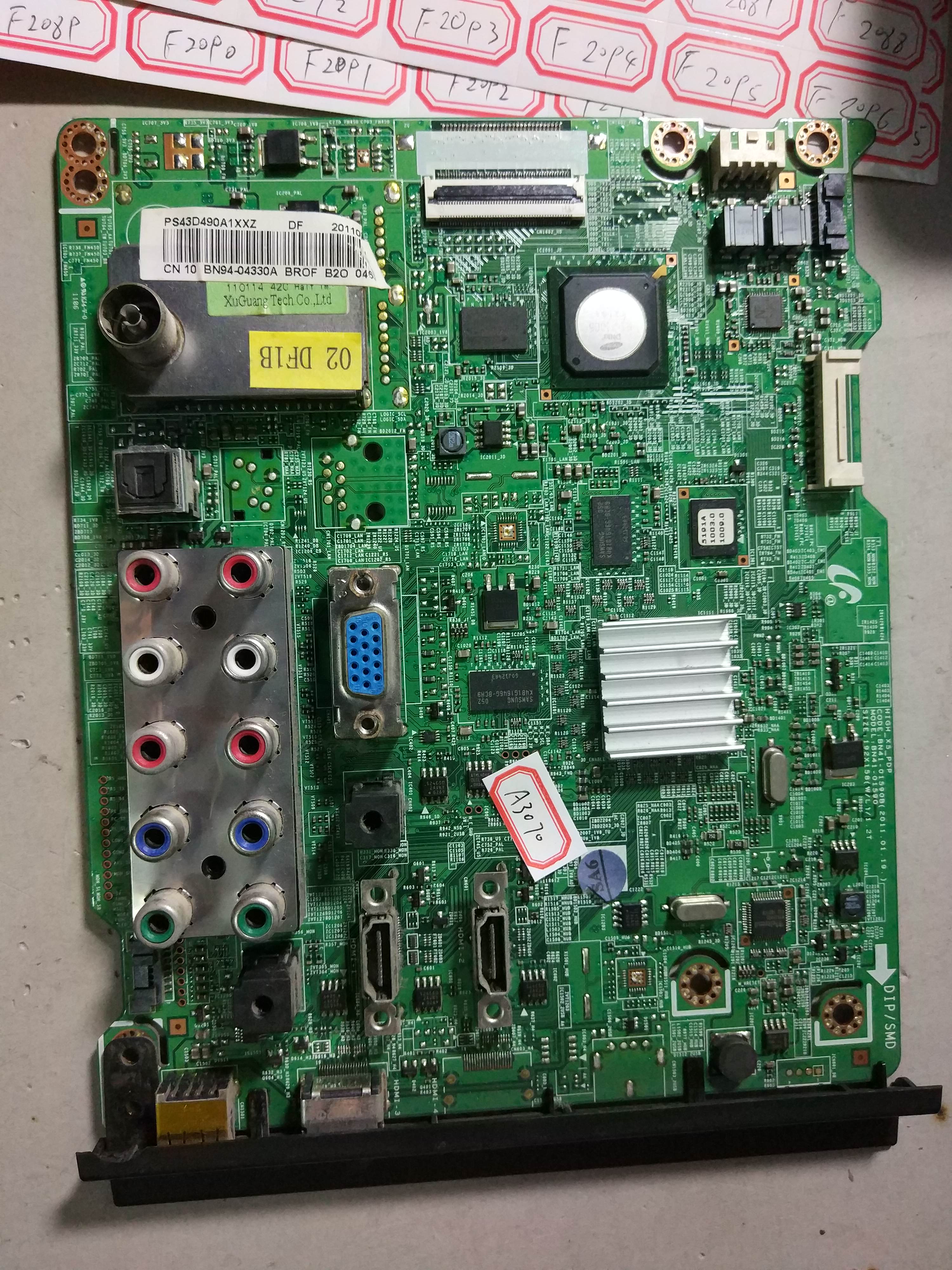 原装三星PS43D490A1主板 BN41-01590B 屏S42AX-YB11测试好的