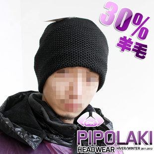 清仓特价外贸出口针织帽含羊毛秋季保暖毛线帽子防寒防冻