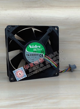原装Nidec风机 TA350DC M35556-35 12V 1.0A 9038 服务器散热风扇