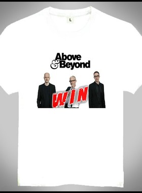 Above & Beyond T-shirt 白色Above & Beyond乐队 T恤 AB乐队 T恤