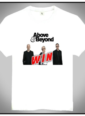Above&BeyondT-shirt白色Above&Beyond乐队T恤AB乐队T恤