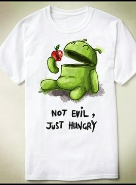 GEEKprogrammer极客程序员HungryAndroid上衣T-ShirtT恤