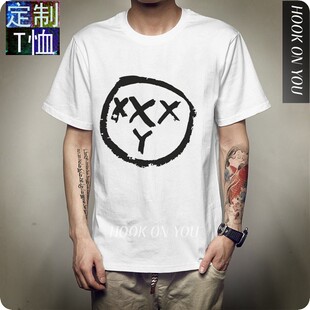 外贸爆款rap oxxxymiron t恤男性嘻哈说唱歌手新款定制T恤白色男