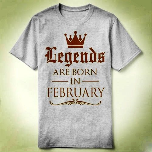 legendsareborninfebruarybirthdayteet-shirtt恤衣服