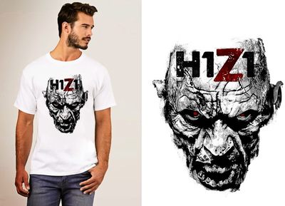 H1Z1DAYZzombiesTEE-Shirt衣服圆领成人T恤班服上衣文化衫9