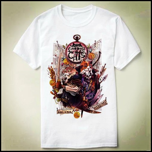 The Compass Cats  个性 定制 文化衫 DIY Tee 衣服 T-Shirt T恤6