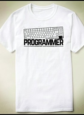 GEEKprogrammer极客程序员codeneedscoffeeT-ShirtT恤