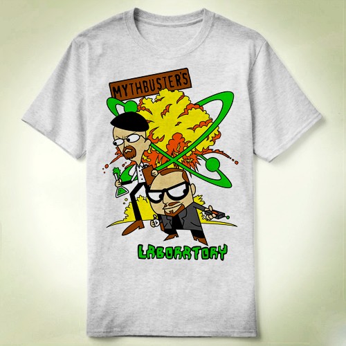 Mythbusters流言终结者衣服短袖上衣diyTeeT-ShirtT恤