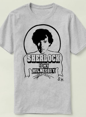 sherlock Benedict Cumberbatch神探夏洛克 打底Tee  T-Shirt T恤