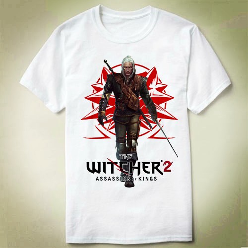 GeraltTheWicher3gwent巫师3昆特牌TeeShirt圆领新款T恤成人