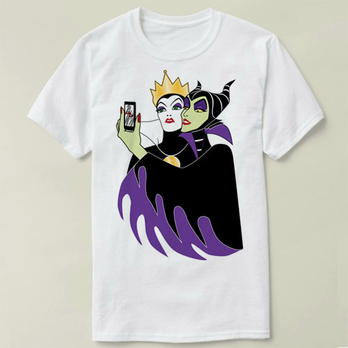 wickedestvillainsWickedSelfie上衣DIYTEET-ShirtT恤