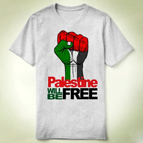 FREEPalestinian巴勒斯坦个性上衣DIYT-ShirtT恤衣服
