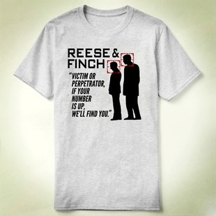 PersonofInterest疑犯追踪DIY新款上衣成人TeeT-ShirtT恤86