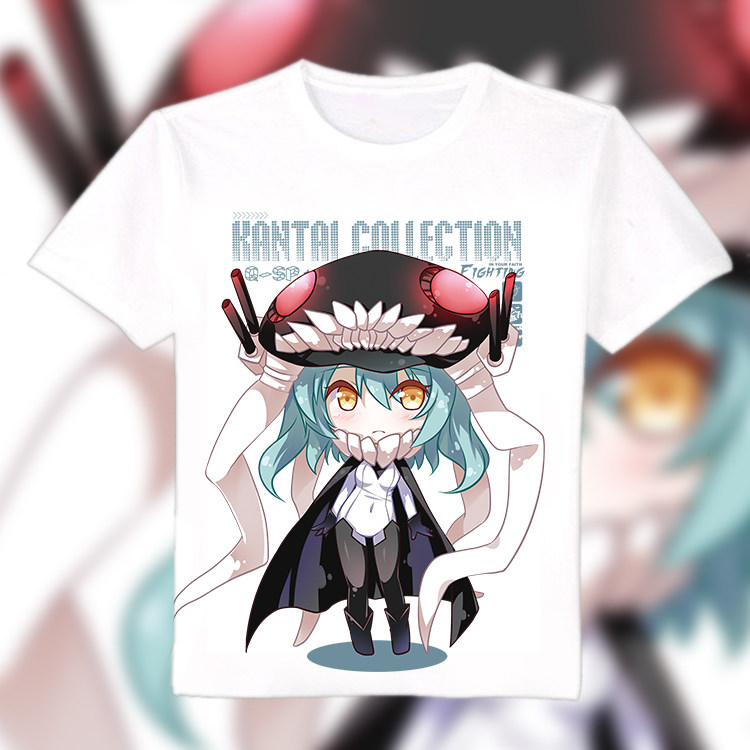 舰队collection 深海舰队 空母ヲ级 wo酱 动漫t恤 长短袖衬衫