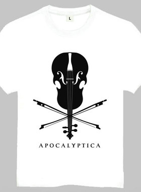 Apocalyptica T-shirt 金属启示录 探险时光 T恤 启示录乐队