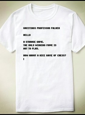 GEEKNERDprogrammer极客程序员WarGames上衣TeeT-ShirtT恤