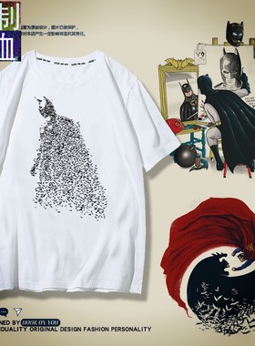 漫威超级英雄蝙蝠侠TEEbatman布鲁斯韦恩超人黑暗骑士TEE