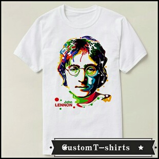 John lennon 约翰列侬 文化衫礼物男女成人  T恤T-shirt