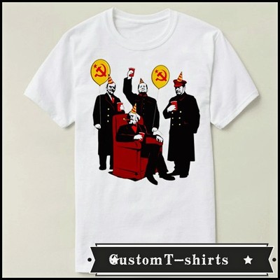 Stalin Lenin Mao Castro Marx Communist Party T恤T-shirt7