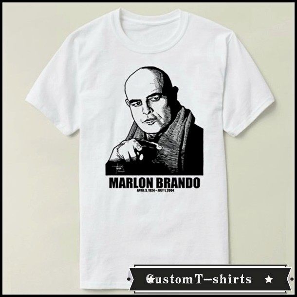 marlon brando马龙·白兰度   文化衫礼物男女 t恤t-shirt