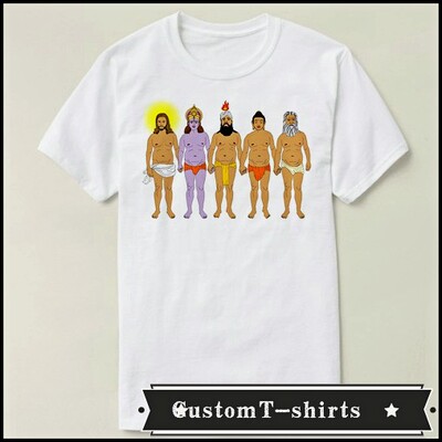 Jesus Krishna Muhammad Buddha Yahweh文化衫礼物 T恤T-shirt