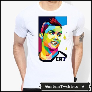 c ronaldo C.罗纳尔多 文化衫短袖男女成人 T恤T-shirt7