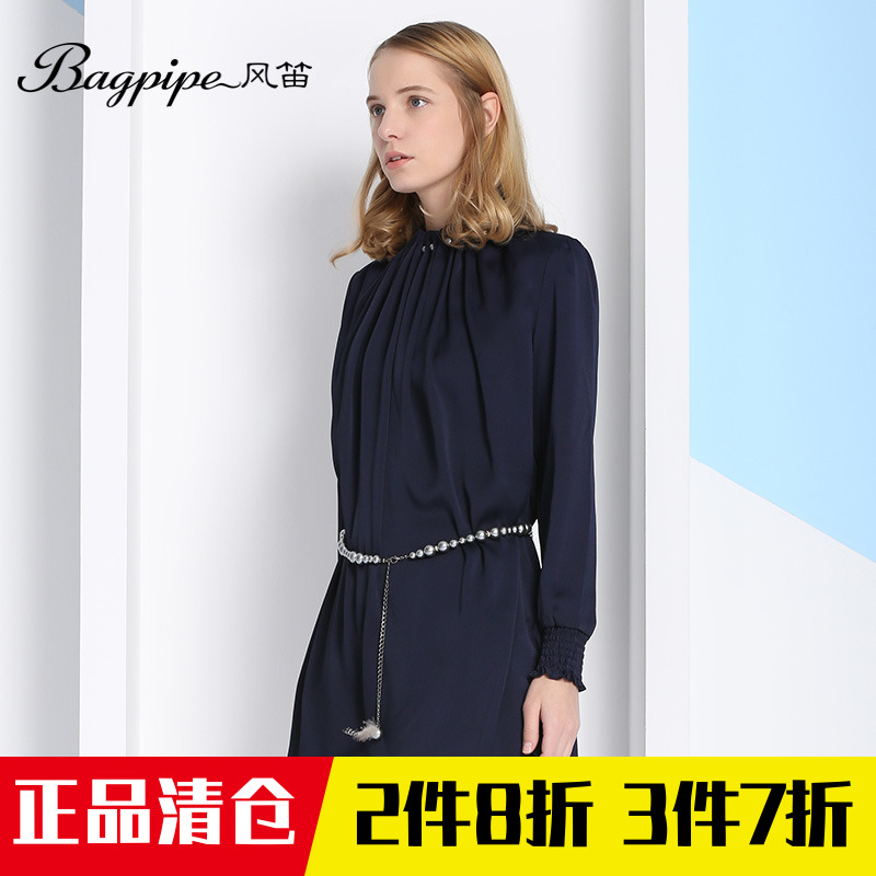 BAGPIPE/·çµÑ2018п¼¾Å®Ñ©·ÄÉÀ´òµ×ÉÀŮʿ³¤ÐäÖг¤¿îÅ®×°ÉÏÒÂ