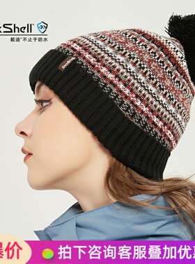 DexShell戴适波西米亚男女时尚毛线帽保暖防风防水针织户外DH362
