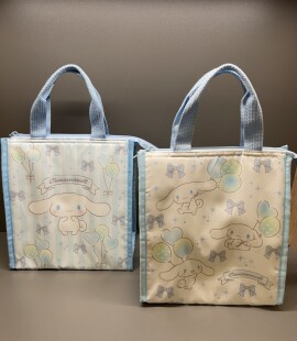 上新 出口日本原单three丽鸥玉桂狗防水保温包饭盒包