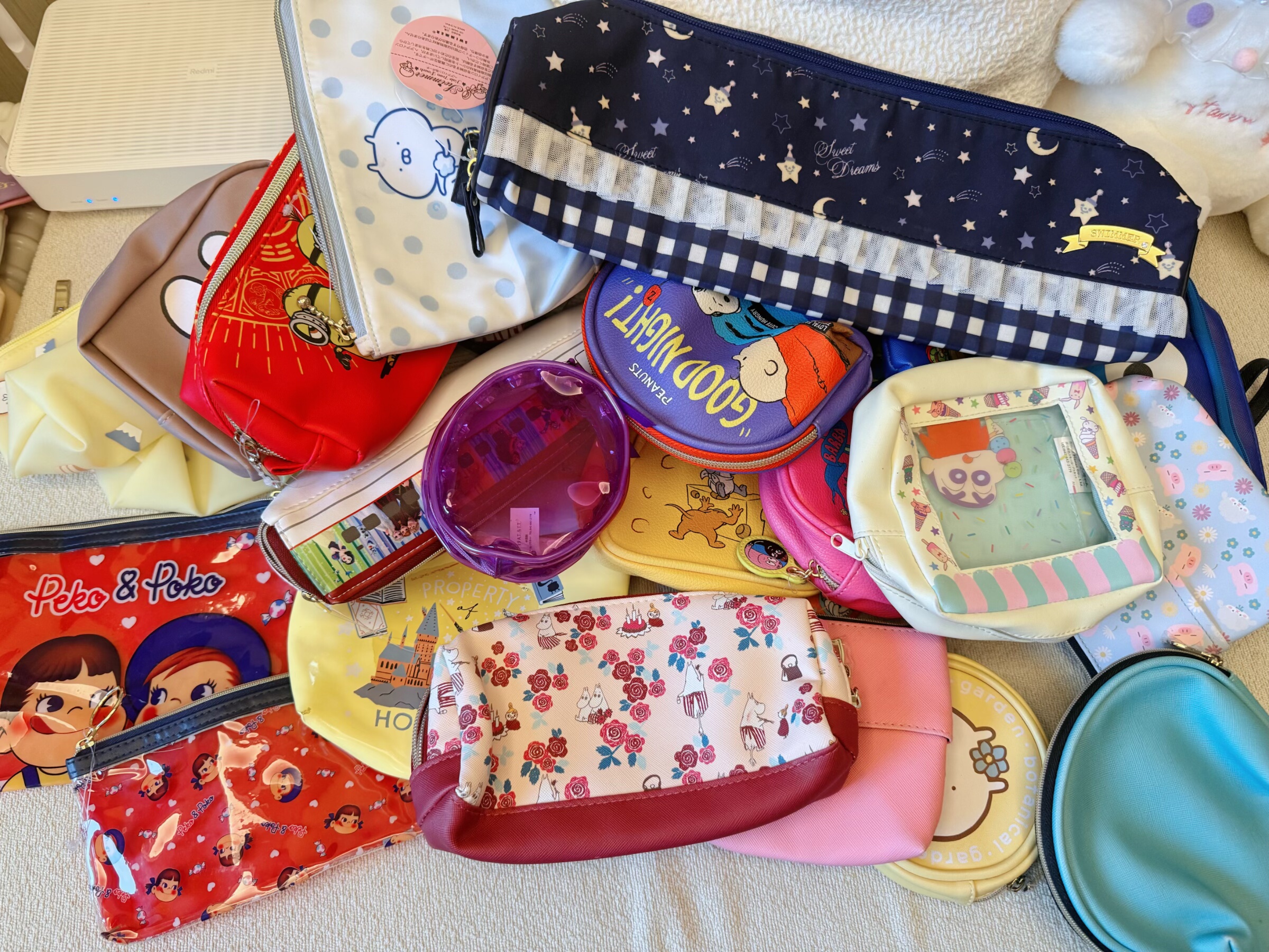 日单卡通动漫ip周边笔袋收纳包等 偶有瑕疵介意wu拍