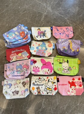 日单卡通ip系列 帆布化妆包收纳包 偶有瑕疵介意wu拍