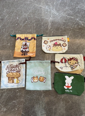 日单卡通动漫ip 杂款抽绳袋 帆布化妆包等 有细微瑕介意wu拍