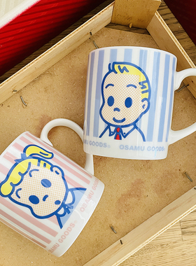 日本正版 OSAMU GOODS 原田治 水杯馬克杯 樹脂杯透明膠杯 碟碗