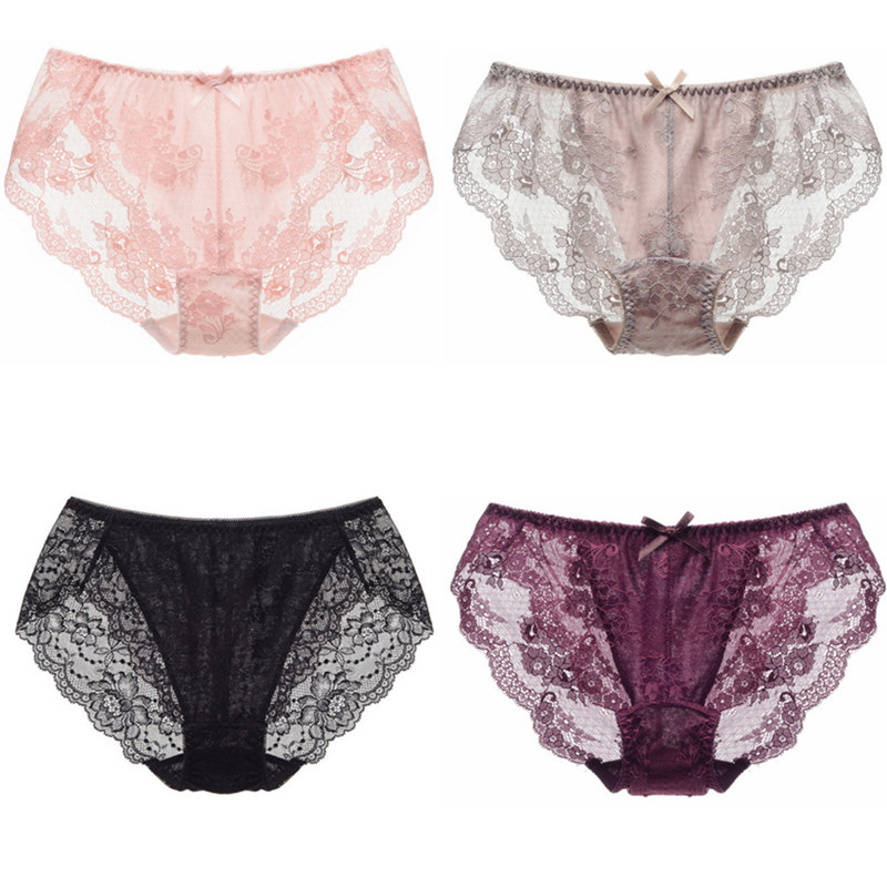 日D原D~立体柔软碎花全蕾丝奢多色黑蓝灰华贵女低腰无痕内裤,女士内衣/男士内衣/家居服,女三角裤,淘宝优惠券,粉丝福利购,淘宝优惠卷