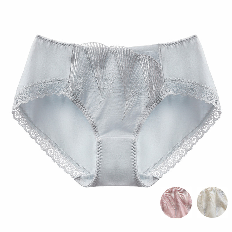 高端重工刺绣奢华端庄典雅莫代尔棉柔软舒适女士中腰包臀三角内裤,女士内衣/男士内衣/家居服,女三角裤,淘宝优惠券,粉丝福利购,淘宝优惠卷