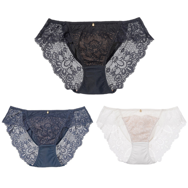 PJ蜜桃日系蕾丝拼接牛奶丝少女性感透气舒适包臀女士低腰三角内裤,女士内衣/男士内衣/家居服,女三角裤,淘宝优惠券,粉丝福利购,淘宝优惠卷
